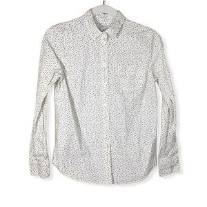 J. Crew Factory Star Print Button Down Small